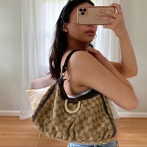 Gucci Canvas Monogram Top Handle